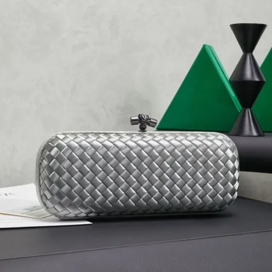Bottega Veneta Silver shoulder bag 1 1 Replica