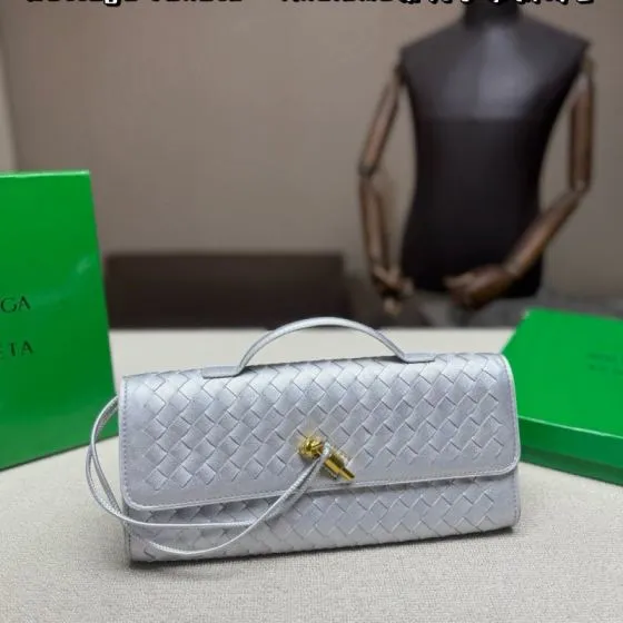 Bottega Veneta Silver shoulder bag AAA Quality Replica