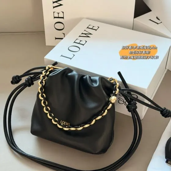 Loewe Black 18x12cm shoulder bag Top Quality Replica