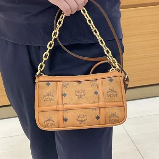 MCM Visetos 18x12cm shoulder bag AAA Quality Replica