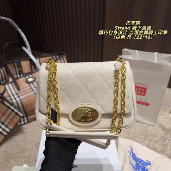 Burberry Strand White 22 16cm shoulder AAA Quality Replica