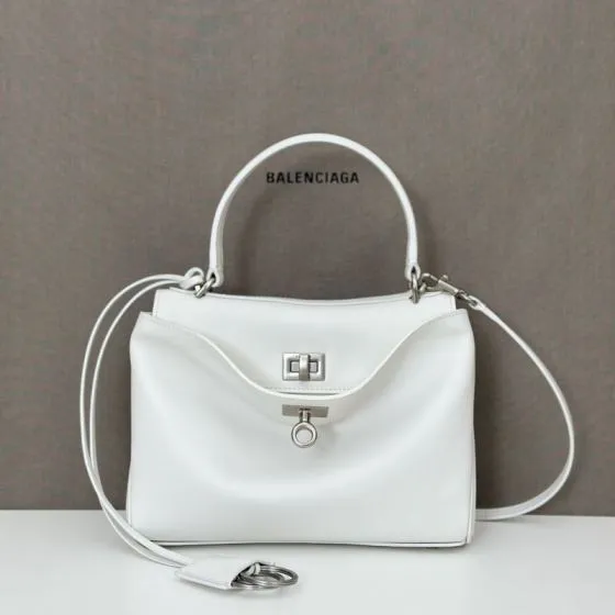 Balenciaga White 25x18x10cm shoulder bag Premium Replica
