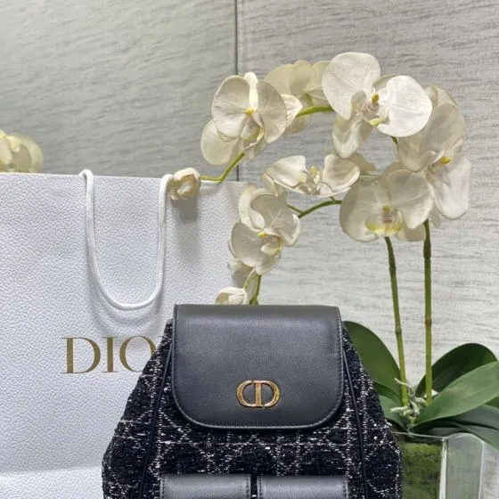 Dior Caro backpack Black everyday — Top Quality Replica