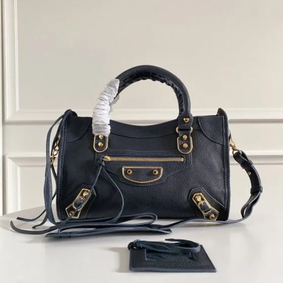 Balenciaga City Gold 38x28x15cm shoulder bag Top Quality Replica