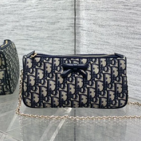 Dior Blue Oblique shoulder — 1:1 Replica