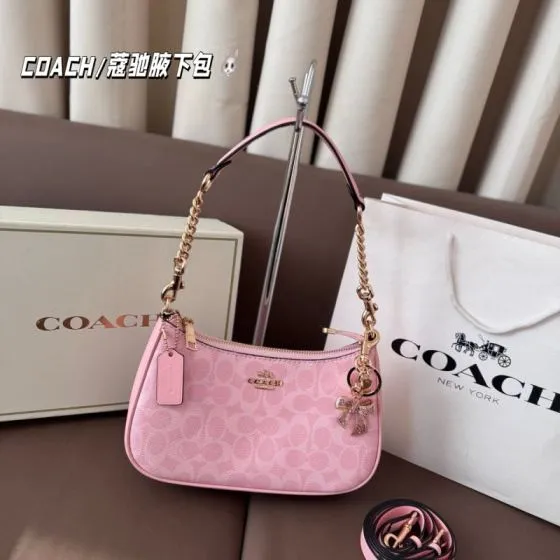 Coach Pink shoulder bag AAA Quality Replica