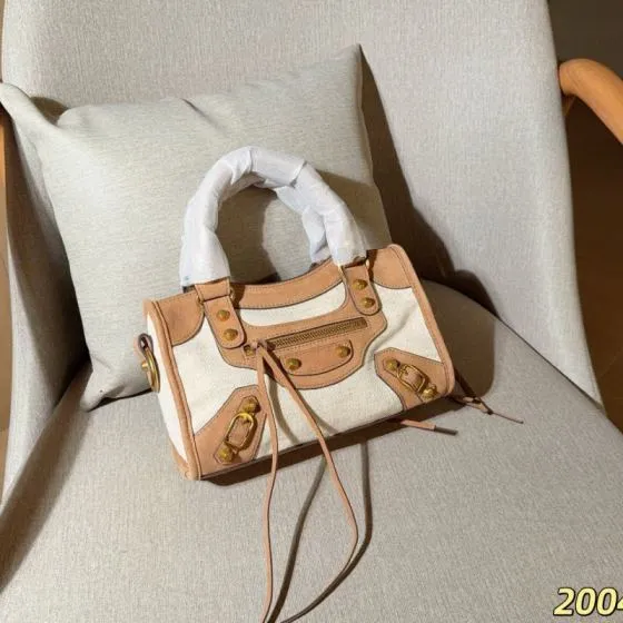 Balenciaga City Brown 38x28x15cm shoulder bag 1 1 Replica