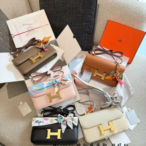 Hermes Constance Brown small crossbody — AAA Quality Replica