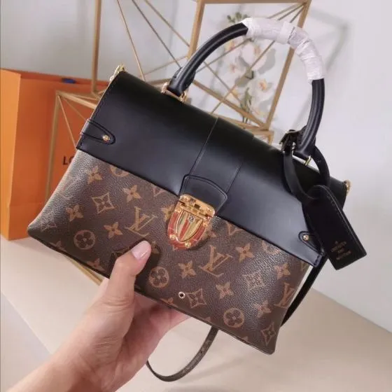 Louis Vuitton Monogram Epi Black 25x19x10cm handbag Premium Replica