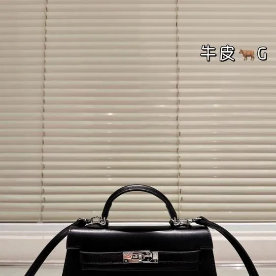 Hermes Kelly Black shoulder Premium Replica