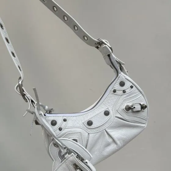 Balenciaga Le Cagole White 26X16X10cm shoulder Premium Replica