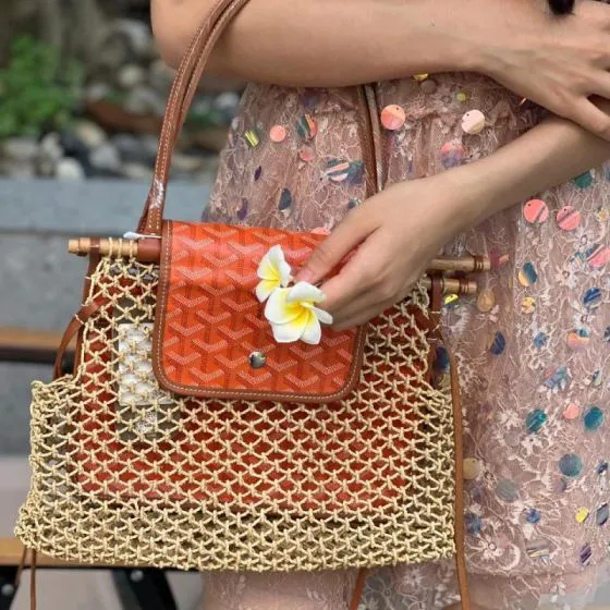 Goyard Brown shoulder bag 1 1 Replica