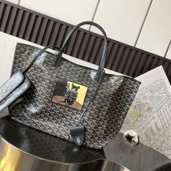 Goyard Black shoulder bag Top Quality Replica