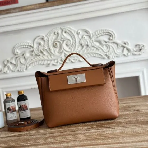 Hermes Kelly 2424 Brown mini everyday Premium Replica