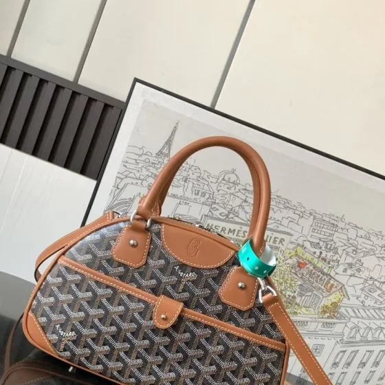 Goyard Brown 25x18x10cm shoulder bag Top Quality Replica