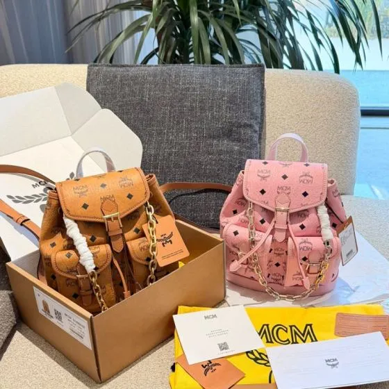 MCM Visetos 18x12cm shoulder bag 1 1 Replica