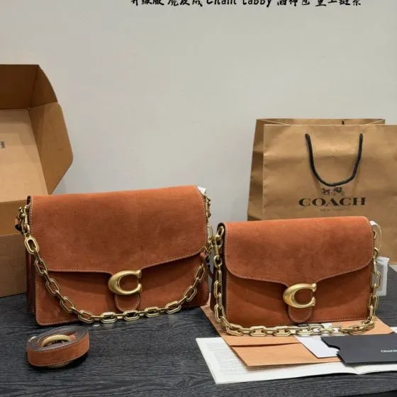 Coach Brown 25x18x10cm shoulder bag Top Quality Replica
