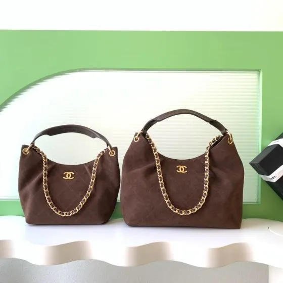 Chanel Brown shoulder Premium Replica
