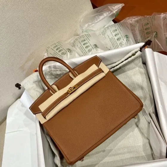 Hermes Birkin Gold Brown everyday — Premium Replica