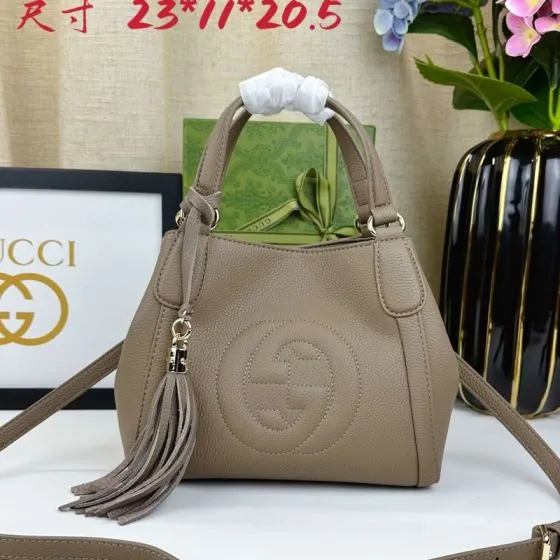 Gucci Soho Taupe 23x11x20 5cm crossbody Premium Replica