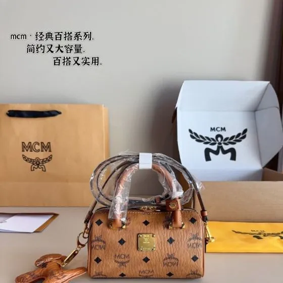 MCM Visetos 18x12cm shoulder bag AAA Quality Replica