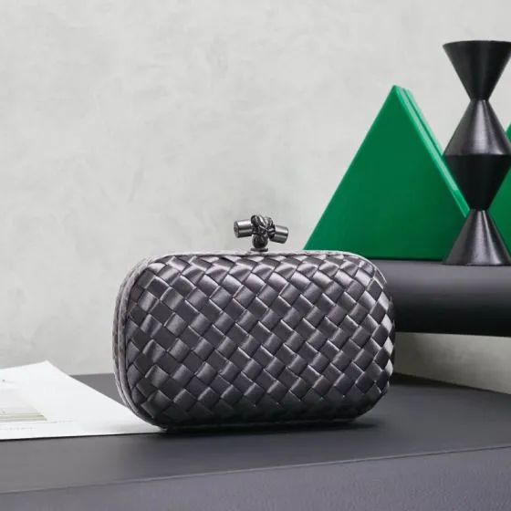 Bottega Veneta Gray shoulder bag Premium Replica