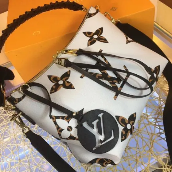 Louis Vuitton M55090 White Monogram 25-21-15 shoulder — Top Quality Replica