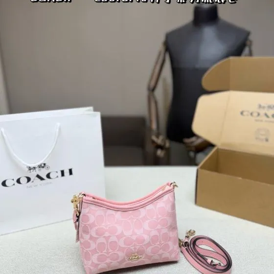Coach Pink shoulder bag Premium Replica