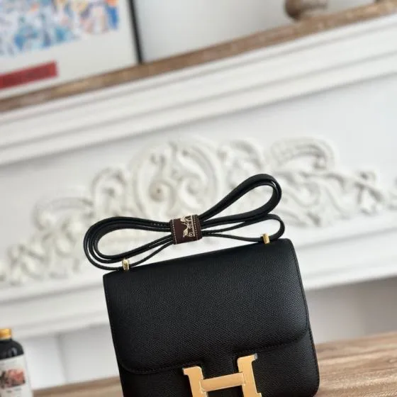 Hermes Constance Black crossbody — AAA Quality Replica