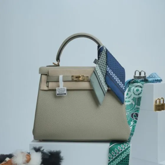 Hermes Kelly Beige Togo shoulder Premium Replica