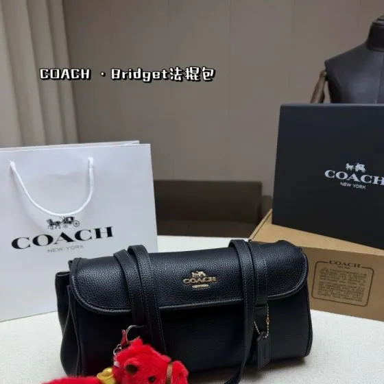 Coach Black shoulder bag Top Quality Replica