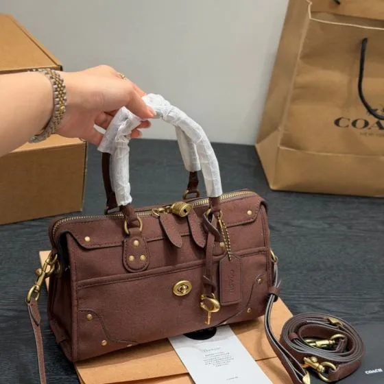 Coach Brown shoulder bag AAA Quality Replica