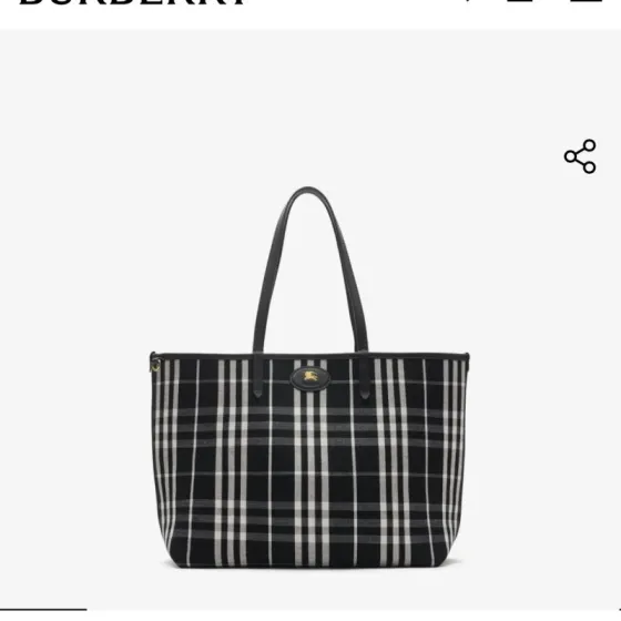 Burberry Black 30x22x12cm shoulder bag AAA Quality Replica