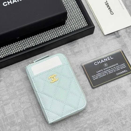 Chanel Light blue caviar everyday Premium Replica
