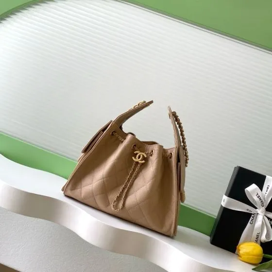Chanel Beige shoulder Top Quality Replica