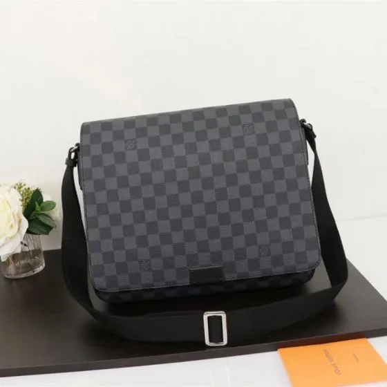 Louis Vuitton Damier Graphite 33x27x9cm shoulder 1 1 Replica