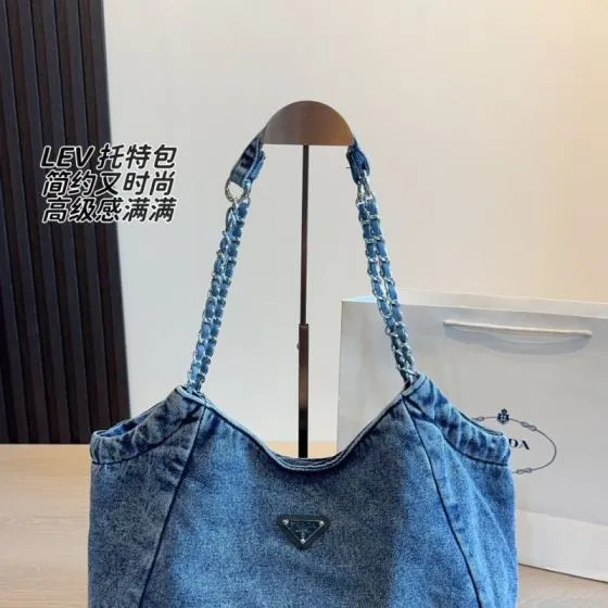 Prada Blue shoulder bag 1 1 Replica