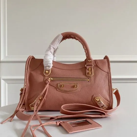 Balenciaga City Pink 38x28x15cm shoulder bag AAA Quality Replica