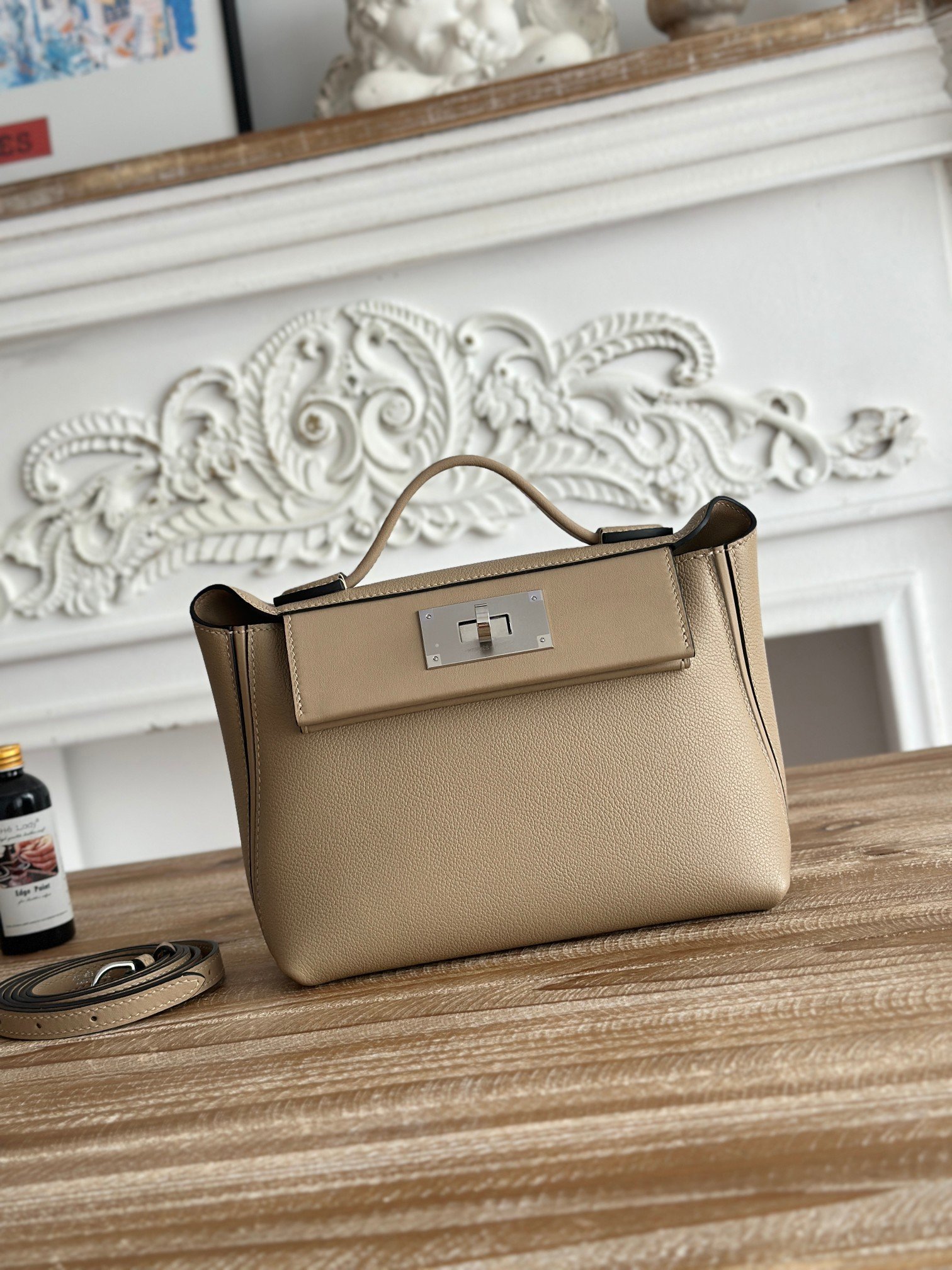Hermes Hermes bag Beige mini crossbody everyday