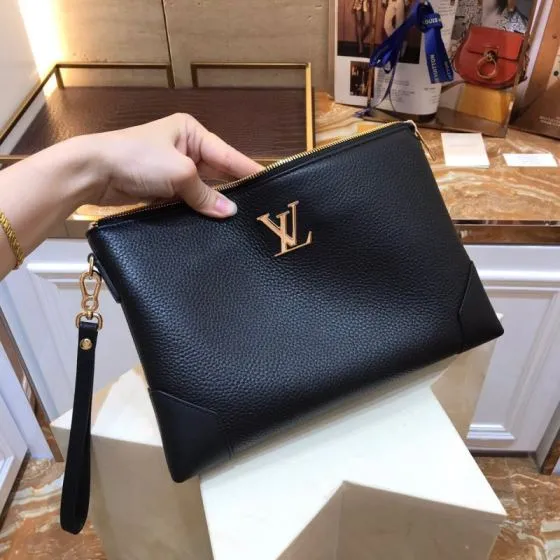 Louis Vuitton Black clutch Top Quality Replica