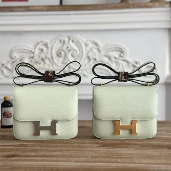 Hermes Constance Light green crossbody — AAA Quality Replica