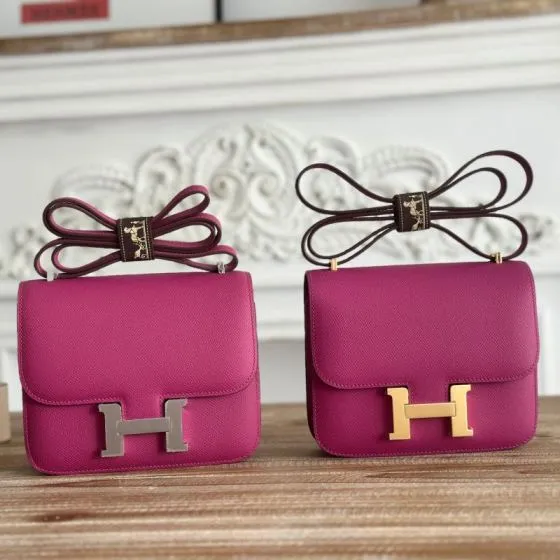 Hermes Constance Pink crossbody — Top Quality Replica