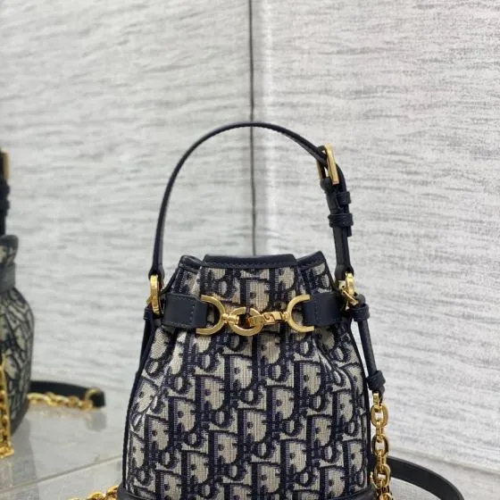 Dior Saddle Blue Oblique crossbody Top Quality Replica