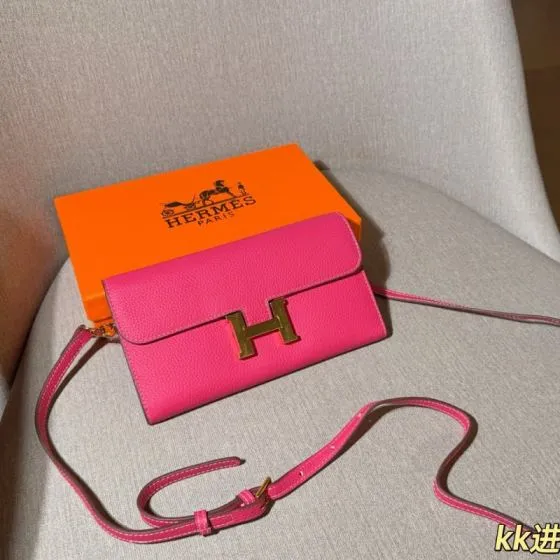 Hermes Constance To Go Pink crossbody — 1:1 Replica