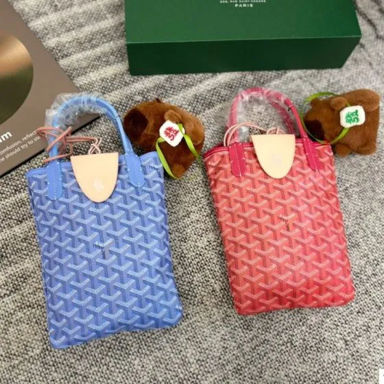 Goyard Blue 18x12cm shoulder bag Top Quality Replica