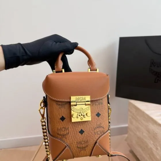 MCM Monogram 18x12cm shoulder bag Top Quality Replica
