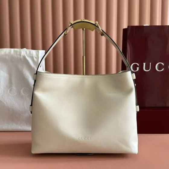 Gucci Beatrix White leather shoulder 1 1 Replica