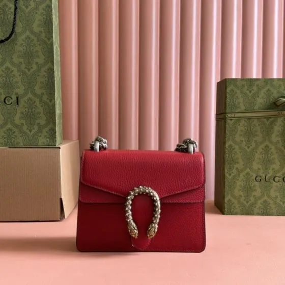 Gucci Dionysus Red shoulder Premium Replica