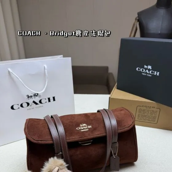 Coach Brown shoulder bag Premium Replica