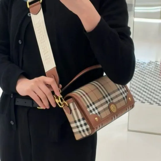 Burberry Brown shoulder bag Top Quality Replica